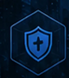 Icône de bouclier Blue Team